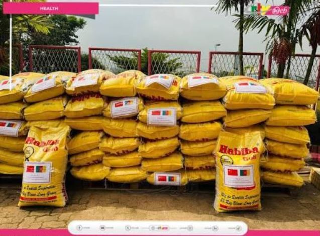 Chinese-donated rice brings relief to vulnerable households in Cameroon