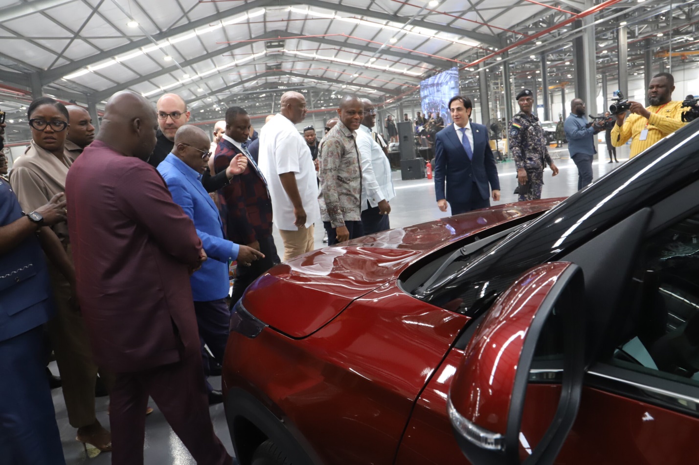 Ghanaian president inaugurates Chinese automobile assembly plant