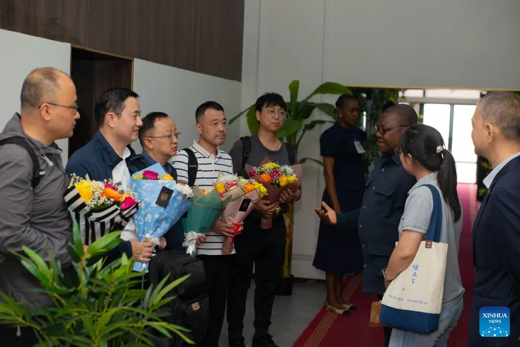 China's third medical expert team arrives in DR Congo to support Ebola response