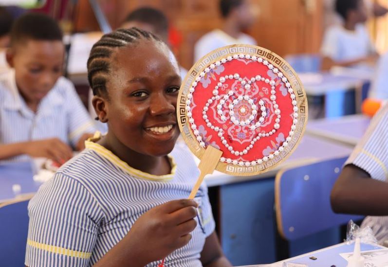 Chinese Mid-Autumn Festival brings joy to Ghanaian learners
